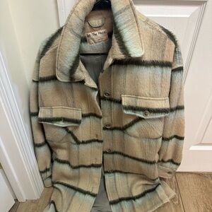 We The Free Beige and Olive Jacket